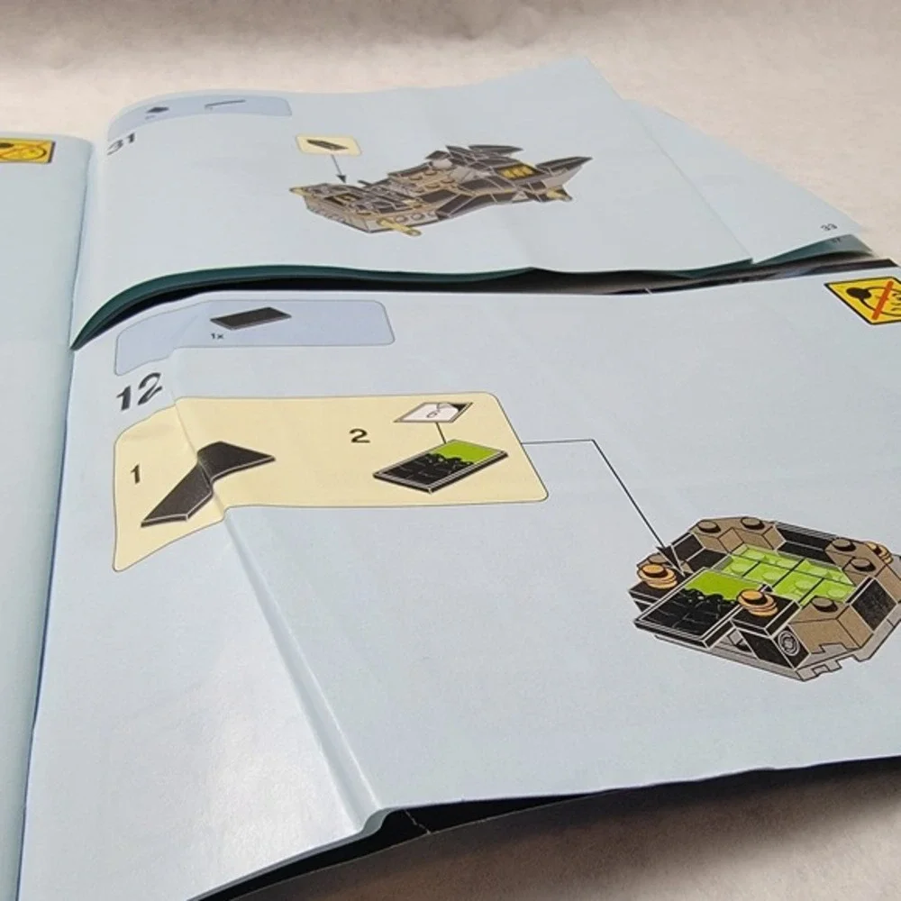 LEGO 76056 Batman Rescue from‎ Ra's al Ghul Instruction Manuals Books 1 & 2